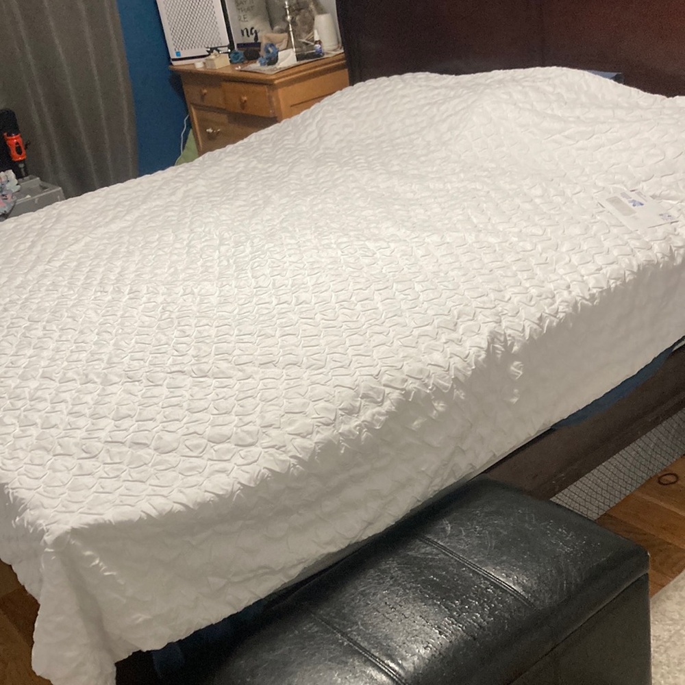 DKNY White Duvet Cover